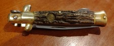 Kissing Crane Vintage Stilletto Folding Lockback Pocket Knife KC-47, Germany picture