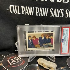 1965-68 Dutch Gum Card Popbilder The Rolling Stones PSA 3 Purple Sweaters picture