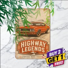 Classic Nostalgic Artwork Plaque Vintage Living Room Decor Tin Metal Sign picture