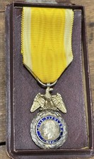 France Medaille Militaire - 2nd Empire Period 1852-1870  Medal W/ Original Box picture