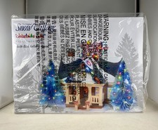 Dept 56 Lit BRITE LITES HOLIDAY HOUSE 6003131 Snow Village Christmas Lane D56 picture