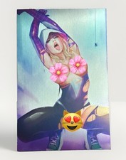Duty Calls Girls #3 “Bitten” Spider Gwen by Bez Full Naughty Metal Limited To 10 picture