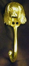 CAVALIER KING CHARLES SPANIEL J Hook, Robe Hook, Coat Hook, Leash Hook Bronze picture