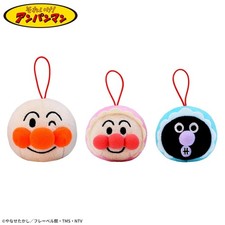 Anpanman Round Face Mascot Vol 8 Complete Set of 3 SEGA PSL picture