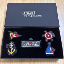 Polo by Ralph Lauren Marine Embroidered Patch Set of 5 picture