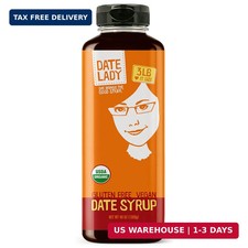 Date Syrup, Organic Sugar Substitute, 3 lb Squeeze Bottle - Date Lady picture