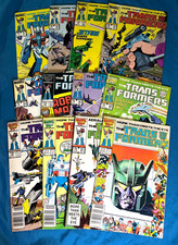 Transformers # 9 10 11 13 14 15 16 18 19 20 21 22 (1986 Marvel) Lot of 12 F/VF picture