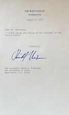 RICHARD NIXON Signed AUTOGRAPH Typescript President Resignation Letter picture