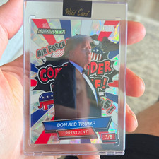 Wild Card 2024 AlumiNATION COMIX Donald Trump Commander in Chief ACBC-DT5 3/6 picture