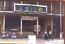 Kim Khanh Cinema Theater, Quy Nhon, Vietnam Street Scene 35mm Slide 1967 Photo picture