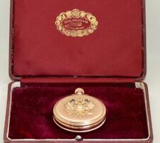 18k Gold Diamonds Patek Philippe Pocket Watch Award by Russian Tsar Alexander II picture