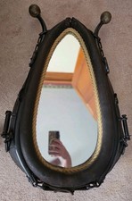 Beautiful Antique Mirrored Horse Collar Western Core Cowboy Cowgirl Rodeo picture