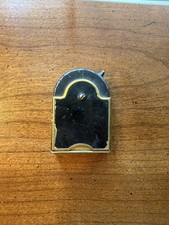 Rare 1930's Art Deco Enamel Negbaur Dome Liter Petrol Lighter USA *Parts/Repair picture