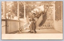 K69/ Burlingham New York RPPC Postcard c10 Hamilton Home Hammock 387 picture