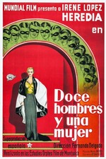 Doce Hombres y Una Mujer Poster - 🎥 Spanish Classic (1950s) - 16x24” - Premium picture