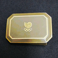 Vintage 1988 Seoul Olympics Commemorative Belt Buckle picture