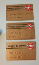 (3) 1950s Flying A Service Gas Cards. Tidewater picture