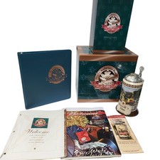 Anheuser-Busch Collectors Club 2002 Busch's Inn Stein CB21 Kit with Binder Box picture