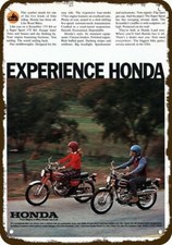 1974 HONDA Scrambler & Super Sport 175 Motorcycle DECORATIVE REPLICA METAL SIGN picture