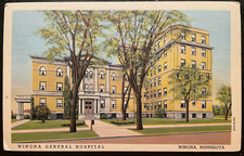 Vintage Postcard 1942 Winona General Hospital, Winona, Minnesota (MN) picture