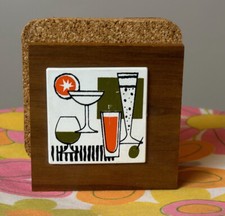 Incredibly Cool Set of Vintage MCM Bar Coasters  picture