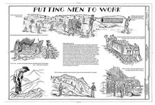 Scotts Bluff Summit Road Gering NE 1930s Civilian Conservation Corps Work Plan picture