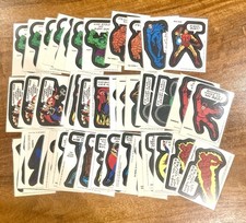 Topps 1975-76 Marvel Super Hero Stickers Lot of 41- Hulk, Iron Man, Thing++++ picture