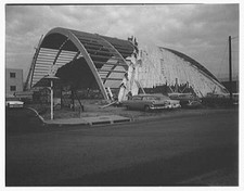 West Hempstead Long Island NY 1950s Island Gardens Dome Building Cars picture
