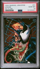 1994 MARVEL UNIVERSE '94 FLAIR #61 VENOM '94 FLAIR PSA 10 Gem Mint picture