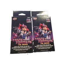 2 Packs 2026 Upper Deck Transformers The Movie Special Edition Trading Cards  picture