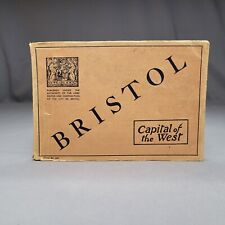 Vintage 1932 Bristol Capital Of The West South England Travel Guide Foldout Map picture