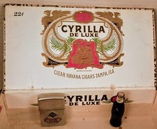  Antique Skelly Hood Tires 1959 Zippio & Rare 1950s Coke Lighter & Cigar Box  picture