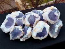 Wholesale Raw Blue Chalcedony 1 kg Rough for Cabbing Lapidary picture