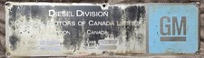Canadian National CN GP40-2LW 9660 Now MEC 517 GMD LOCOMOTIVE BUILDER PLATE picture