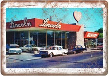 Vintage G K Hardt Lincoln Ad Retro Look Metal Sign A6401 picture