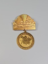 U.B. of C. & J. of A 34th General Convention Badge 100th Anniversary 1881-1991 picture