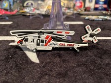 Cal Fire Firehawk Helicopter morale patch backing 3D pvc picture