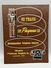 52 Years of Progress Independent Telephone Industry Jefferson Iowa Telephone Co picture