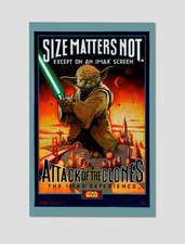 Yoda Star Wars Attack of the Clones IMAX Giclee Print Poster 11x17 Wall Art picture