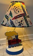 RARE Vintage 90's Crayola Circus Train Lamp (TESTED WORKING) picture