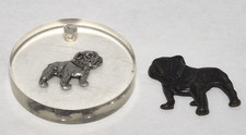 Vintage Mack Trucks Bulldog Acrylic Keychain Fob & Metal Mack Bulldog accent picture