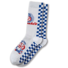 McDonald’s Retro Speedee Checkered Pattern Socks - NEW picture