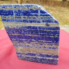 Beautiful LAPIS LAZULI Mineral Specimen --Polished.  5.4 Lbs picture