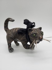 Vergie Lightfoot For Bethany Lowe Cat Halloween Figure Statue Has Damage To Legs picture