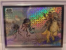 2022 Topps Star Wars Galaxy No.14 Mojo Refractor /50, Attack On Hoth picture