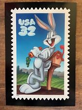 VTG USPS 1996 Bugs Bunny 32 Cent Stamp Promotional Poster 17