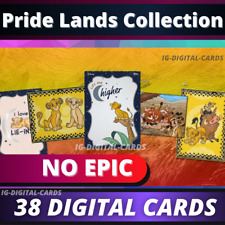 Topps Disney Collect Pride Lands Collection  NO EPIC [38 DIGITAL CARDS] picture