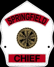 Custom Firefighter Helmet Shield Decal You pick colors text font center emblem picture