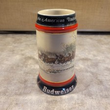 Vintage 1990 Budweiser An American Tradition Collector’s Series Beer Stein picture