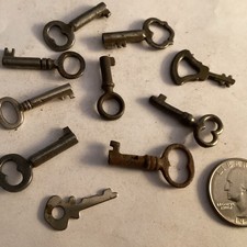 An Amazing Lot of Antique Miniature Keys Used For A Number Of Uses . picture